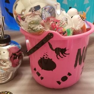 Plastic Halloween Candy Pails